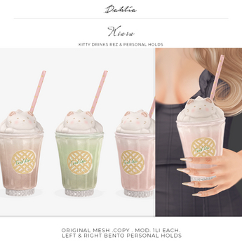 Second Life Marketplace - Kiara - Kitty Drink - Personal Holdable